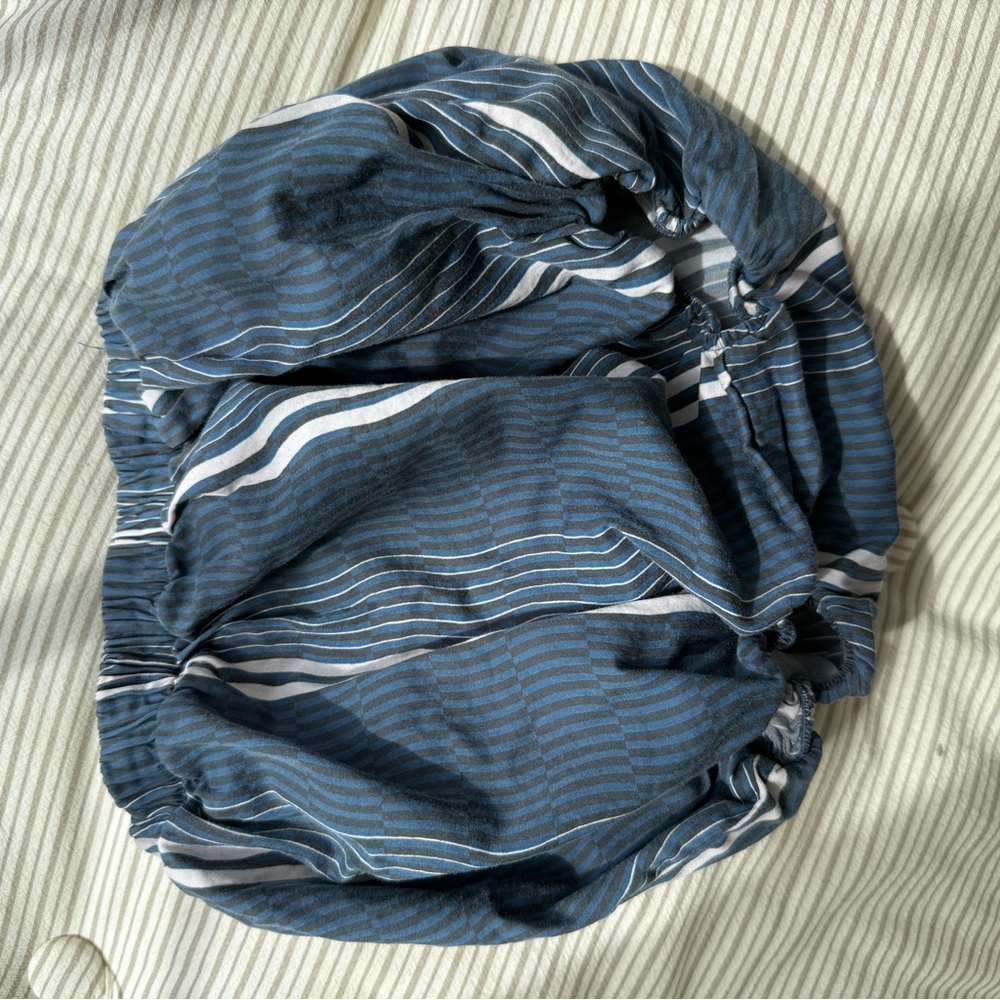 Wolf and Rita Striped Blue and White shorts